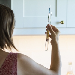 Alkoholomierz Z Termometrem